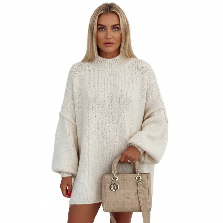 FALUVA Malia Knit Jumper - Elegantly Designed White