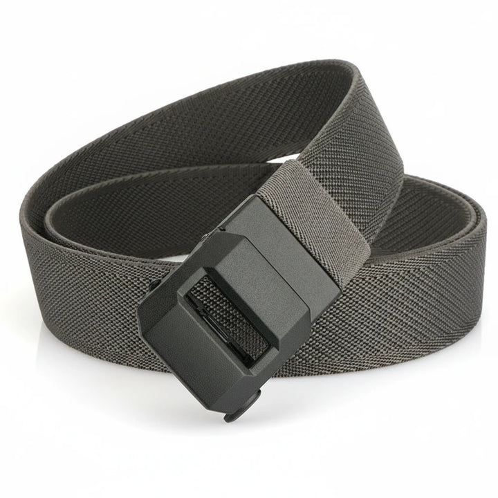FALUVA Men's Tactical Belt - Heavy Duty Nylon Gray