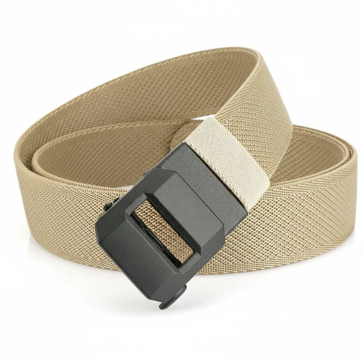 FALUVA Men's Tactical Belt - Heavy Duty Nylon Brown