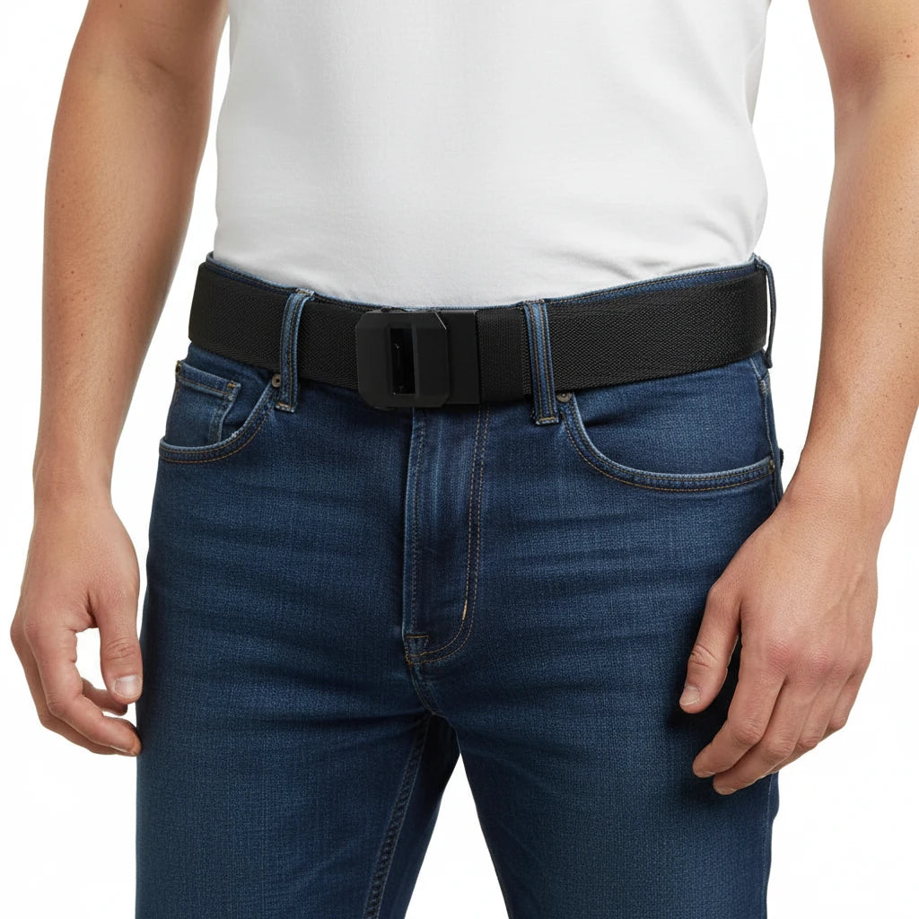 FALUVA Men's Tactical Belt - Heavy Duty Nylon