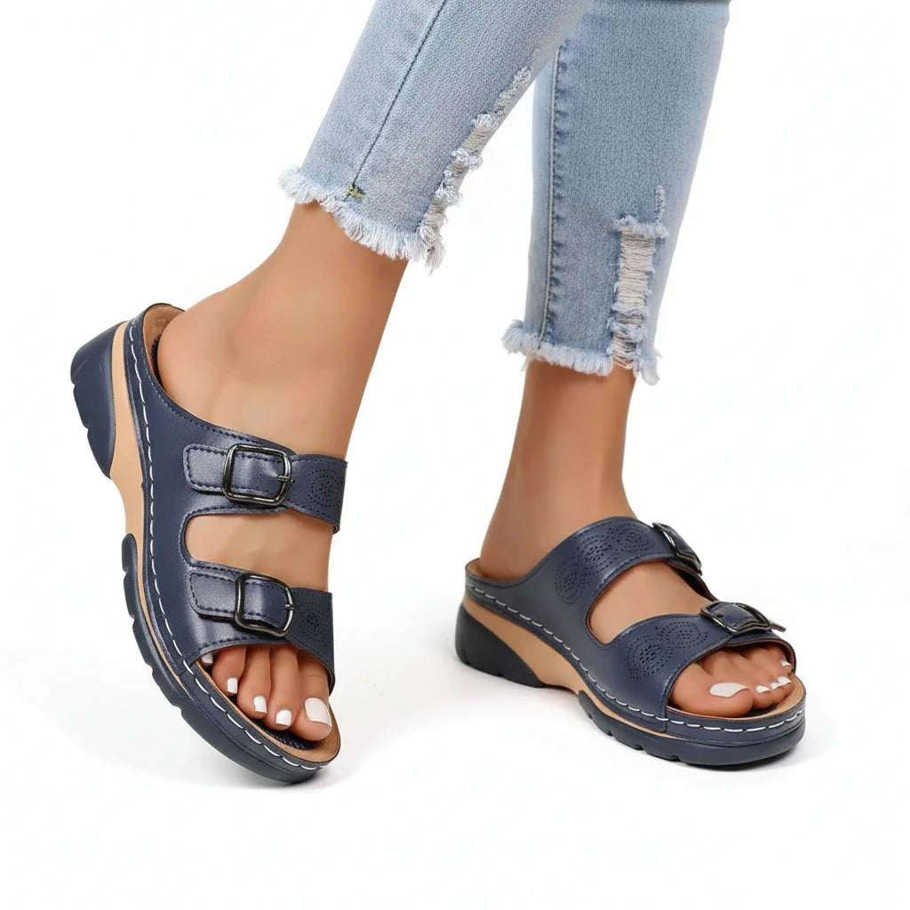FALUVA Mira Orthopedic Sandals Blue
