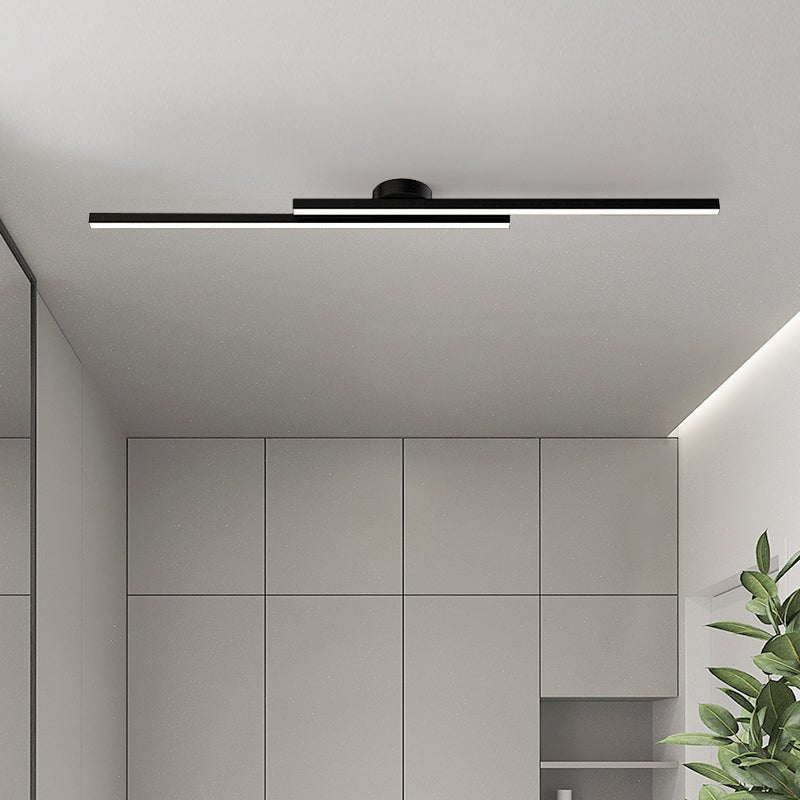 FALUVA Miro Long Strip LED Flush Mount - Modern Minimalist Linear