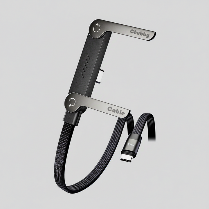 FALUVA Mop Magnetic USB-C Fast Charging Cable 1 Pc C to C (240W) 4.9ft (1.5M) Black