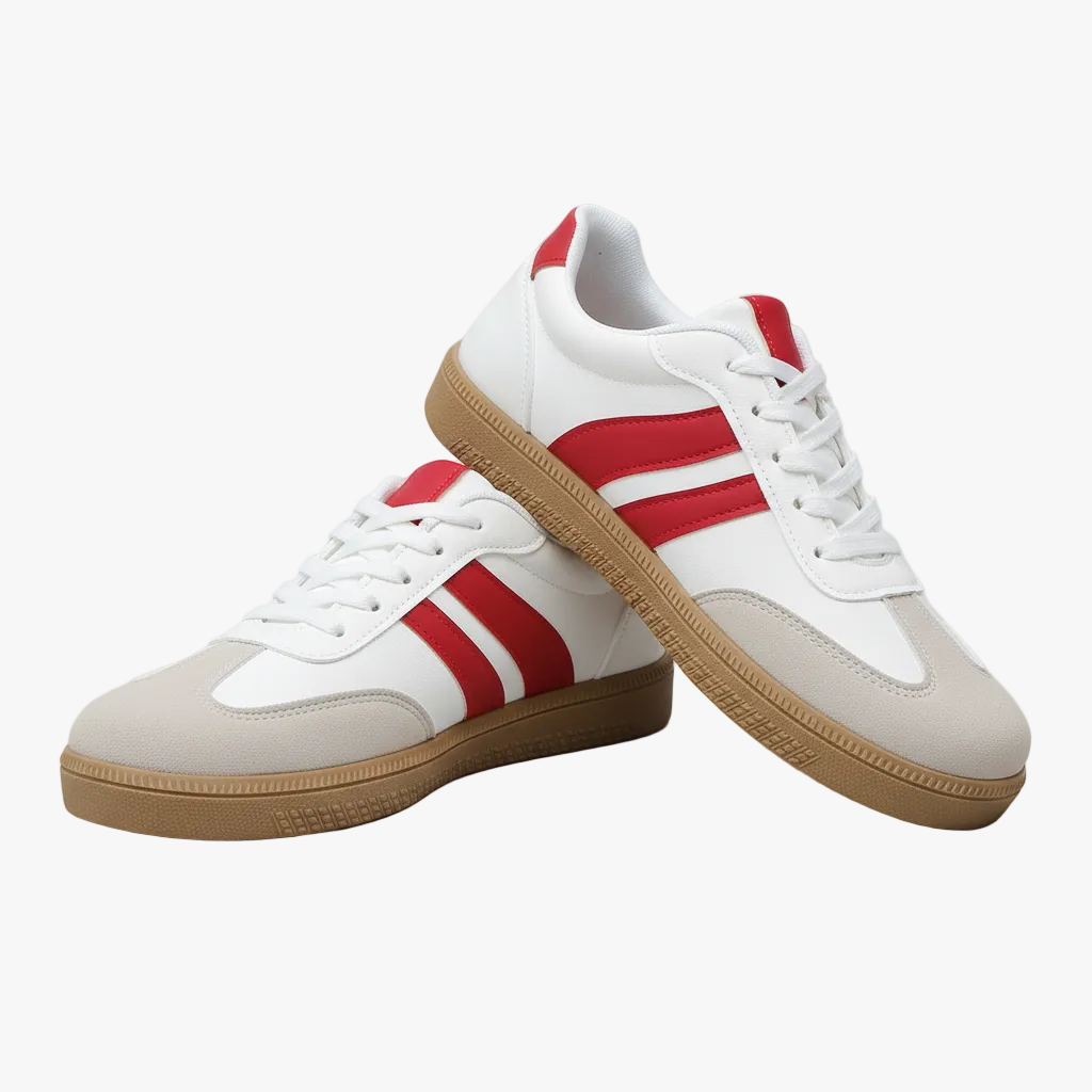 FALUVA Otis Retro Sneakers White Red