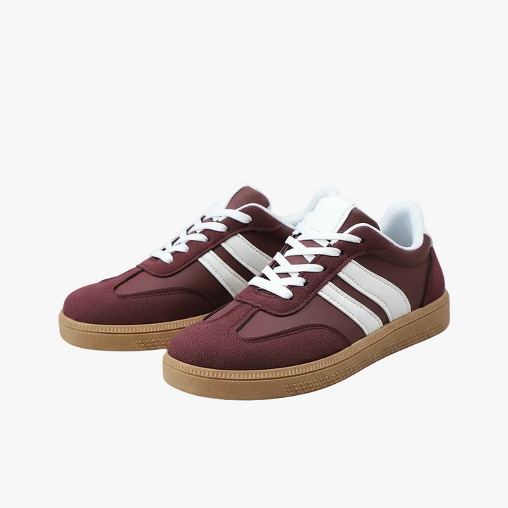 FALUVA Otis Retro Sneakers Plum White