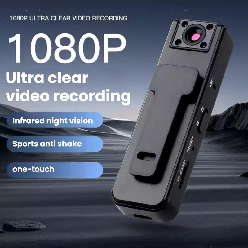 FALUVA Rivo Mini HD Body Camera - 180° Rotatable Lens