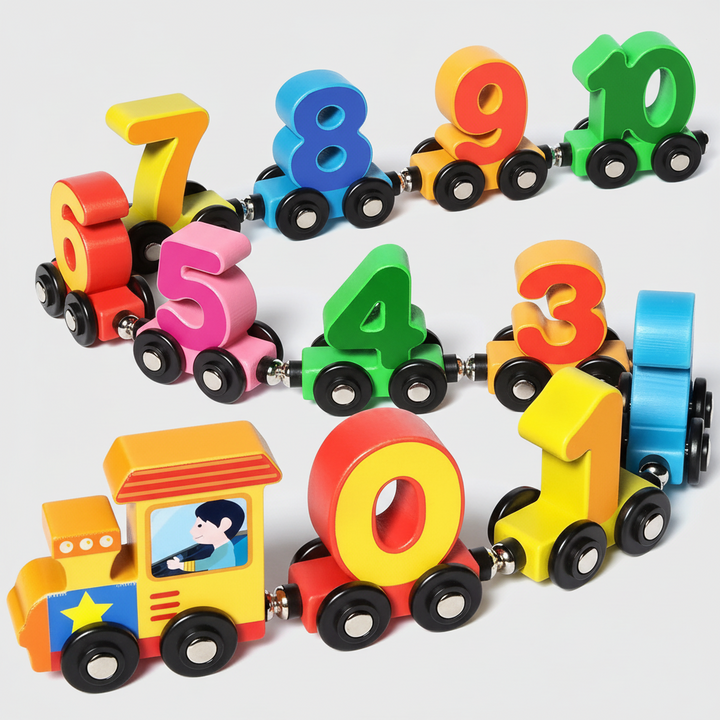 FALUVA Rumi Magnetic Number Train Set