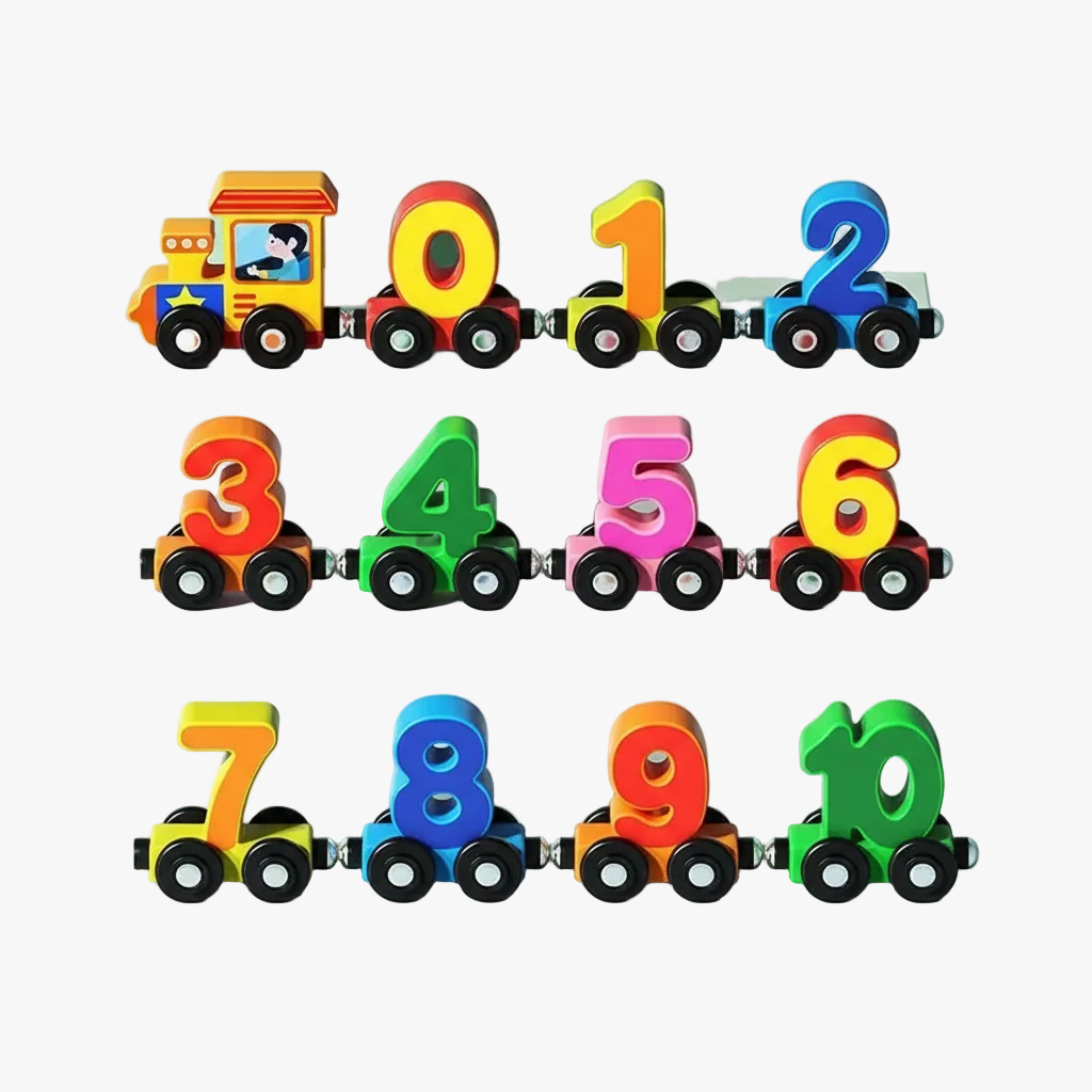FALUVA Rumi Magnetic Number Train Set
