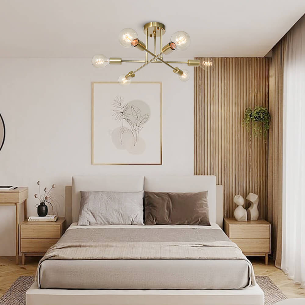 FALUVA Rune Sputnik Semi-Flush Ceiling Light