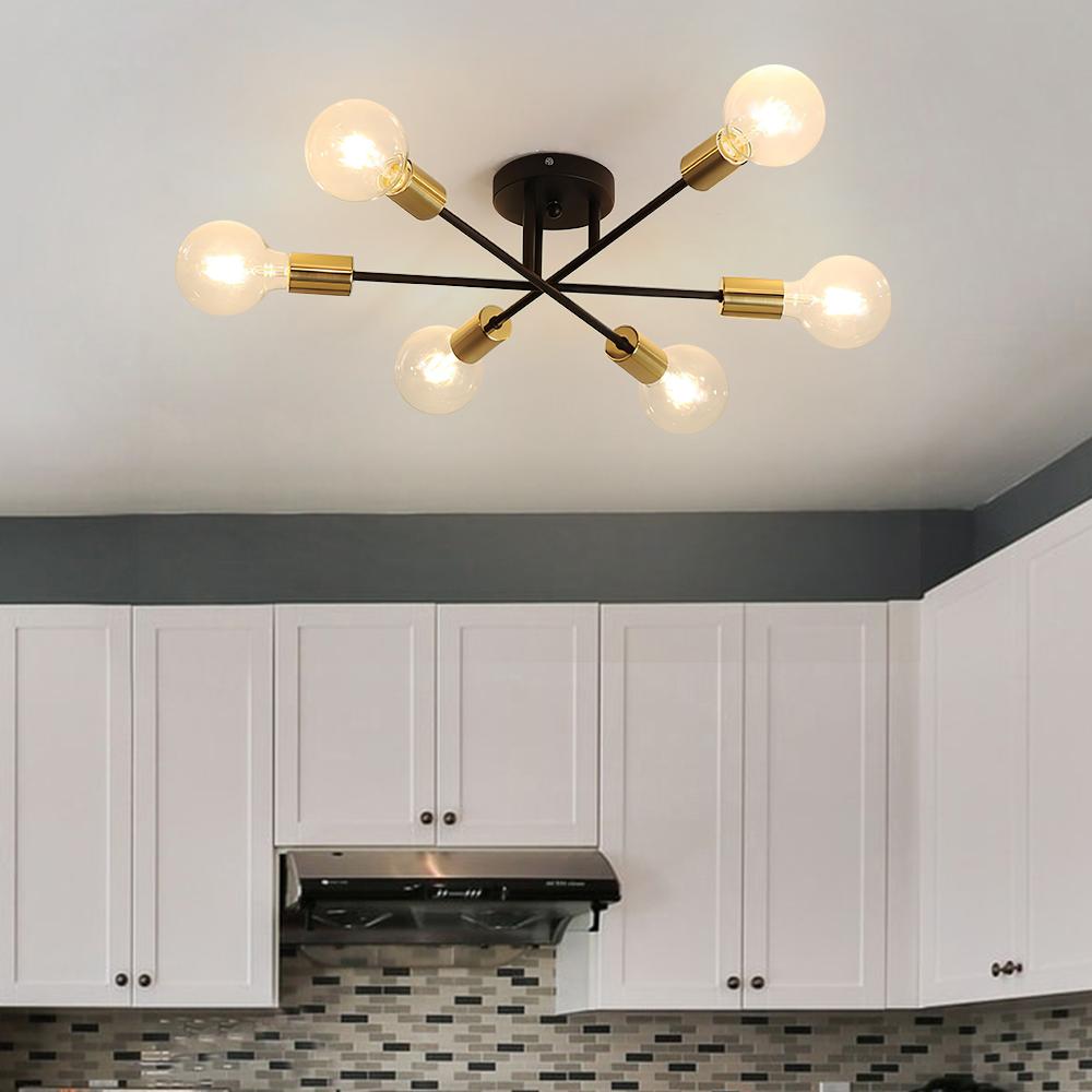 FALUVA Rune Sputnik Semi-Flush Ceiling Light