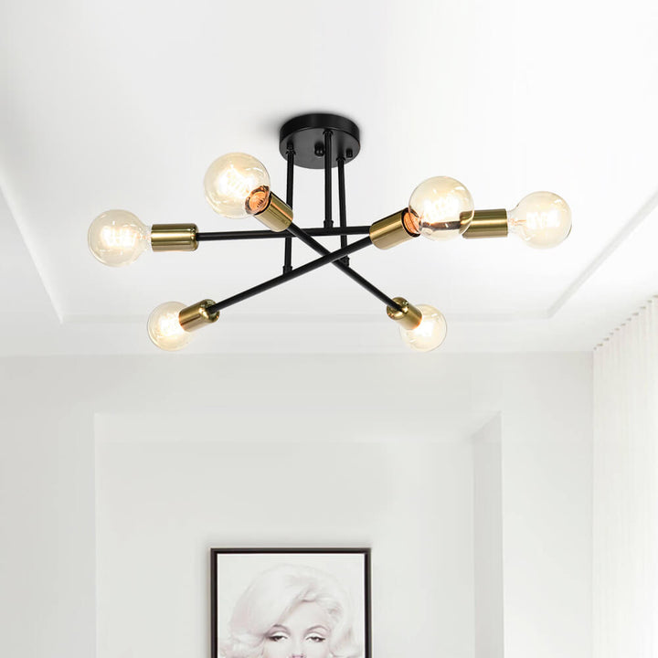 FALUVA Rune Sputnik Semi-Flush Ceiling Light