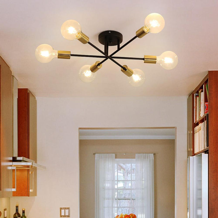 FALUVA Rune Sputnik Semi-Flush Ceiling Light