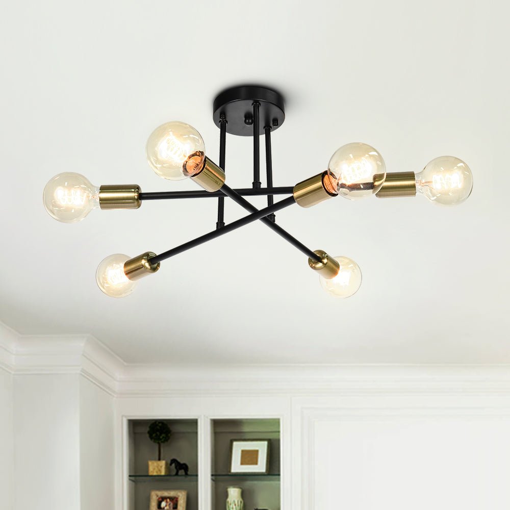FALUVA Rune Sputnik Semi-Flush Ceiling Light
