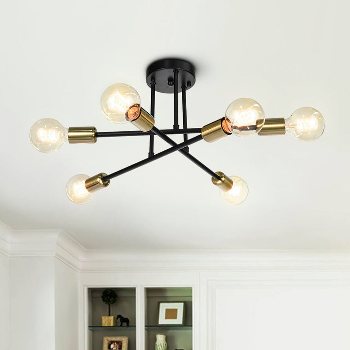 FALUVA Rune Sputnik Semi-Flush Ceiling Light