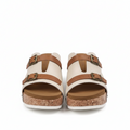 FALUVA Saskia Ortho Wedge Sandals Beige