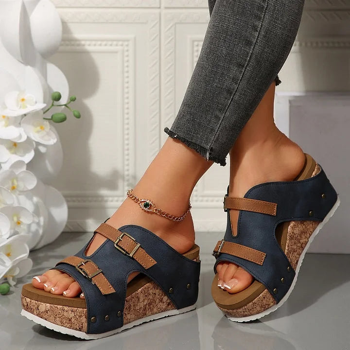 FALUVA Saskia Ortho Wedge Sandals