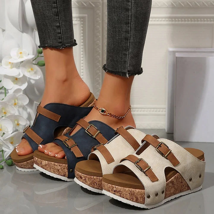 FALUVA Saskia Ortho Wedge Sandals