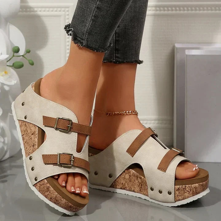 FALUVA Saskia Ortho Wedge Sandals