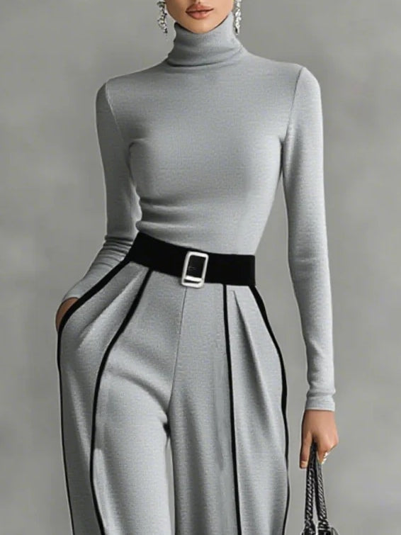 FALUVA Sena High Neck Pant Set
