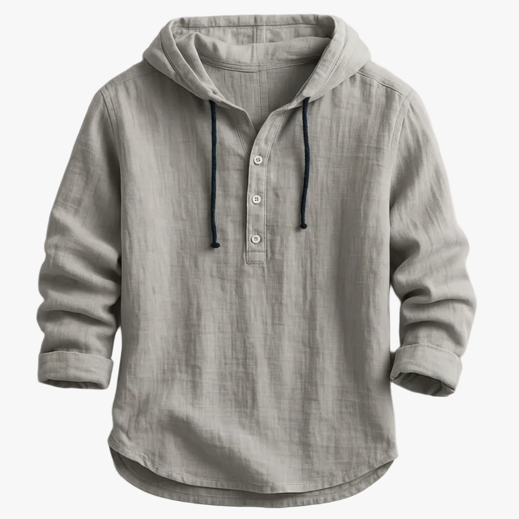 FALUVA Silas Hoodie Shirt Gray