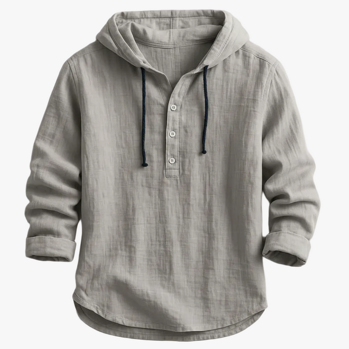 FALUVA Silas Hoodie Shirt Gray