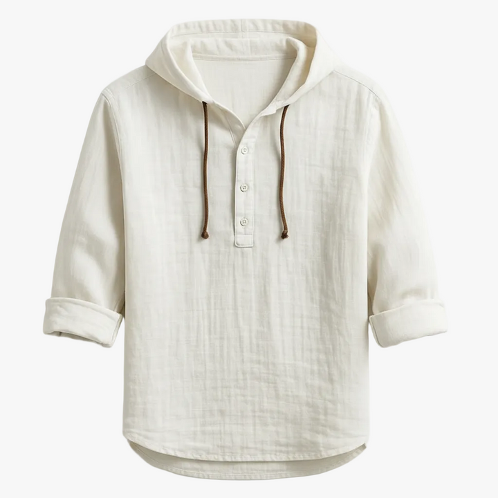 FALUVA Silas Hoodie Shirt White