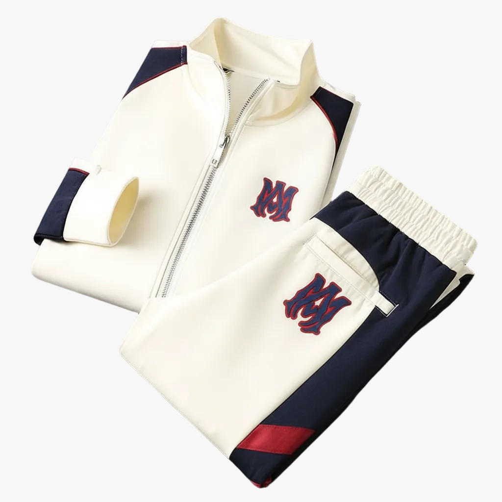 FALUVA Silas Premium Tracksuit Set Legacy Cream