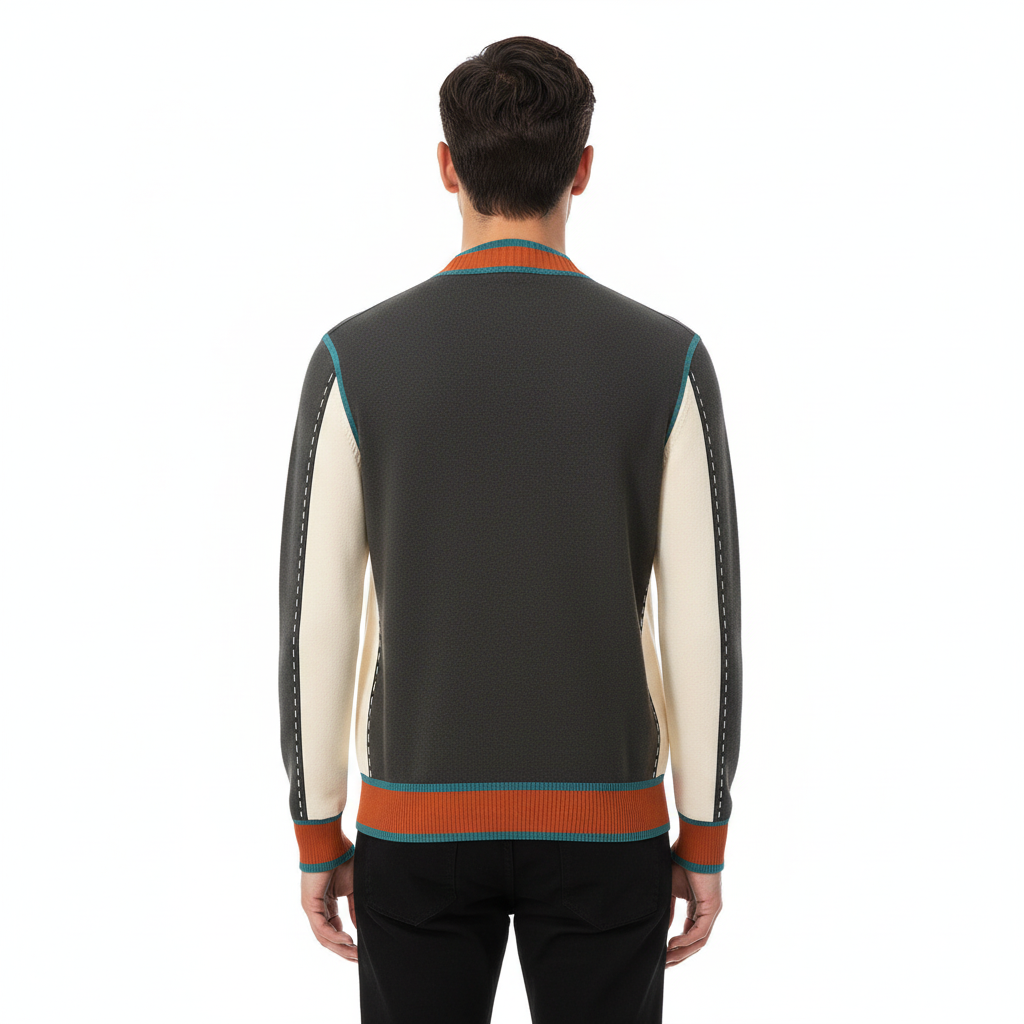 FALUVA Sloane Cardigan - Wool Blend Patch Pocket