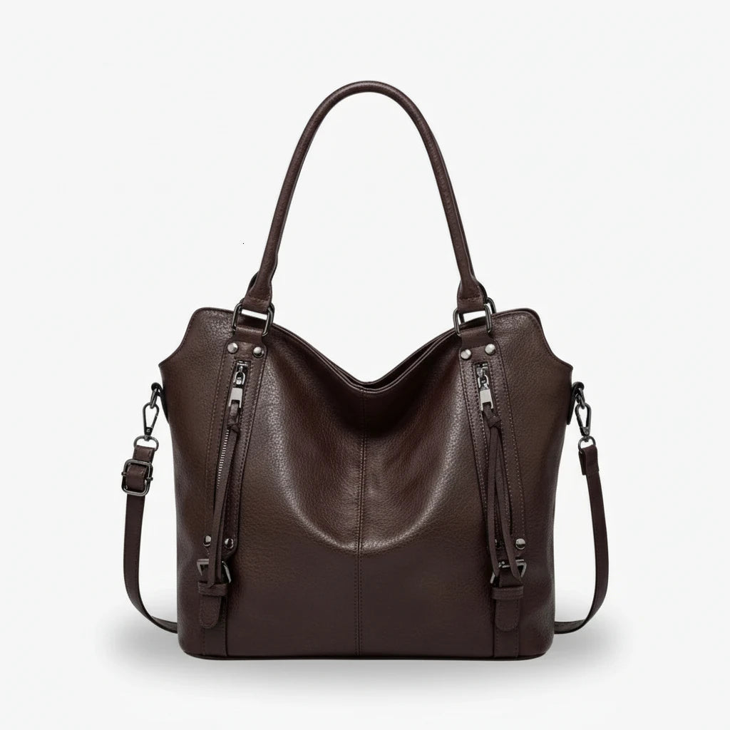 FALUVA Sloane Crossbody Bag Chocolate