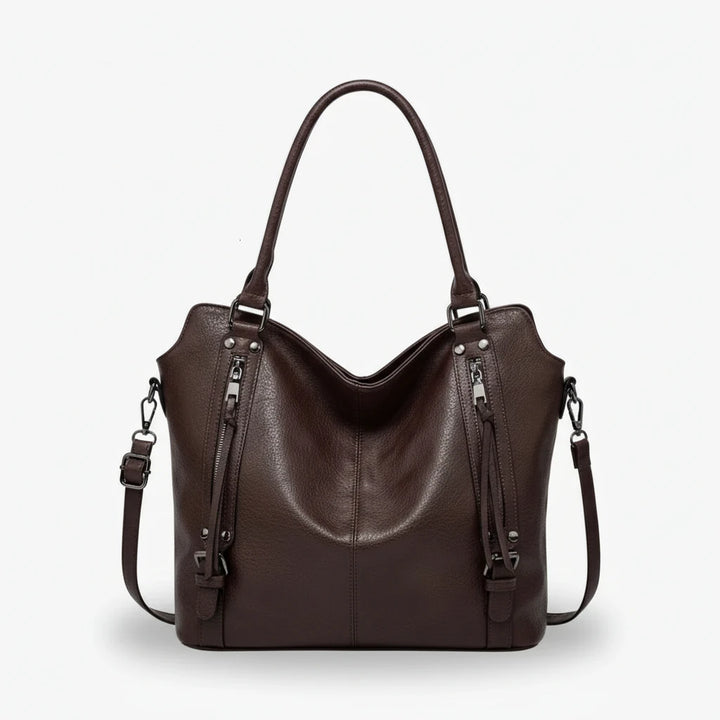 FALUVA Sloane Crossbody Bag Chocolate