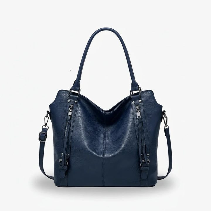 FALUVA Sloane Crossbody Bag Navy Blue