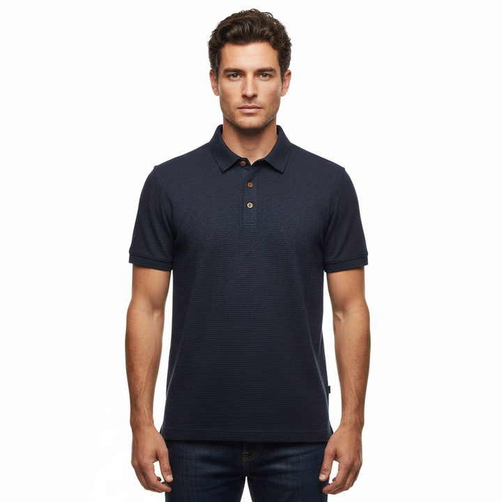 FALUVA Sloane Polo Shirt Midnight Navy