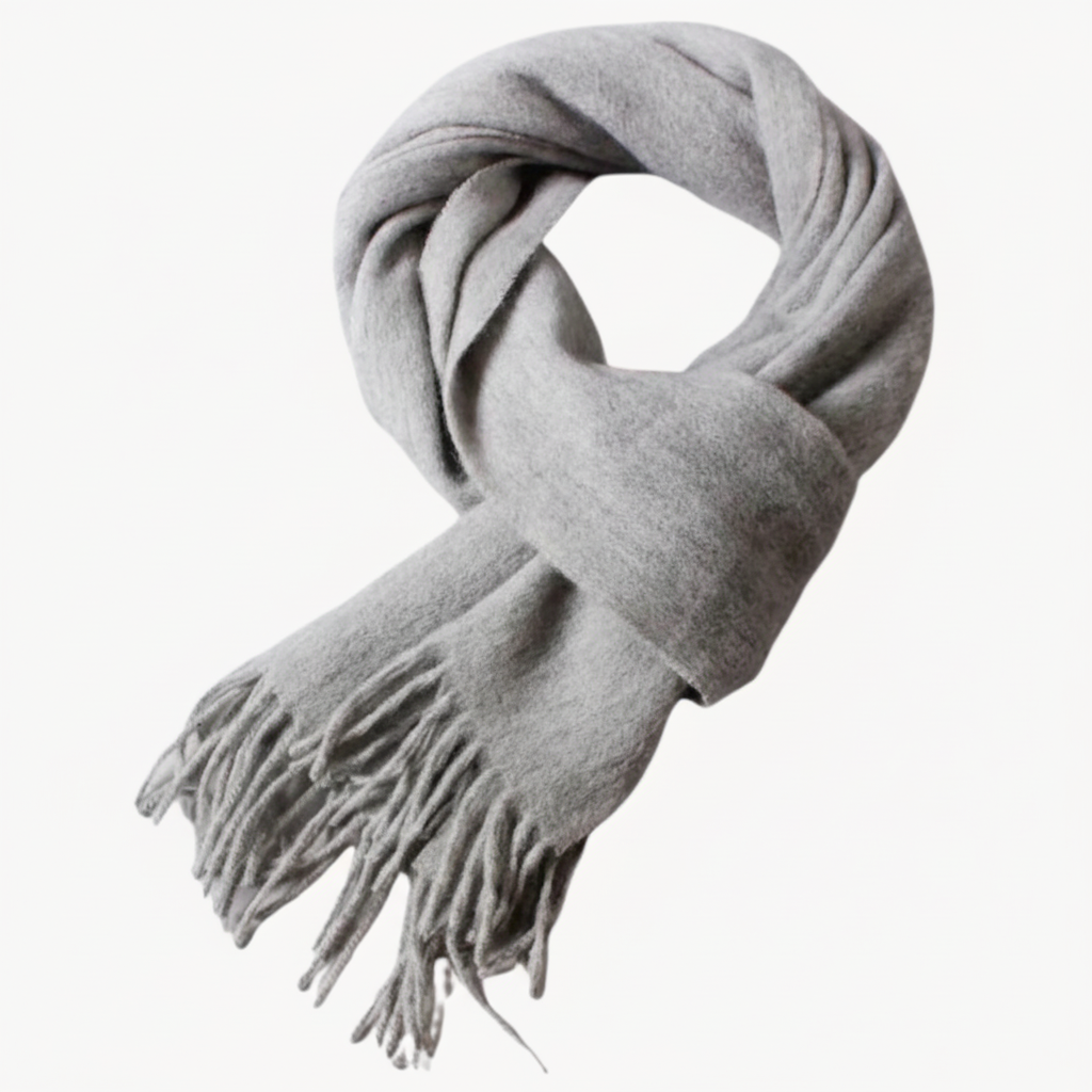 FALUVA Stefan Wool Scarf Grey