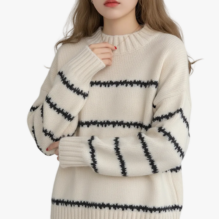 FALUVA Tatum Knit Sweater White One size fits all