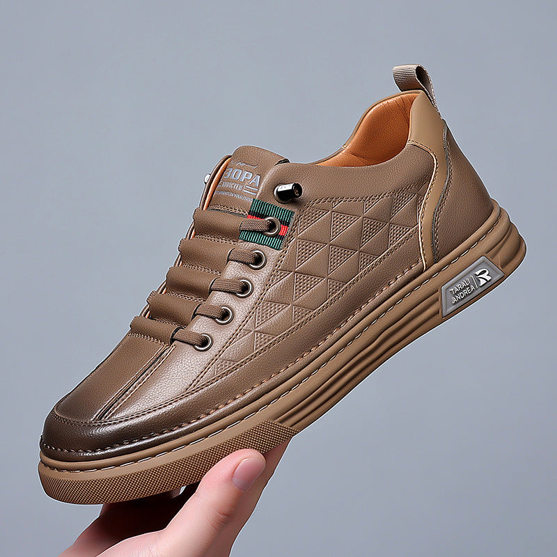 FALUVA Udo Leather Sneakers - Italian Craftsmanship