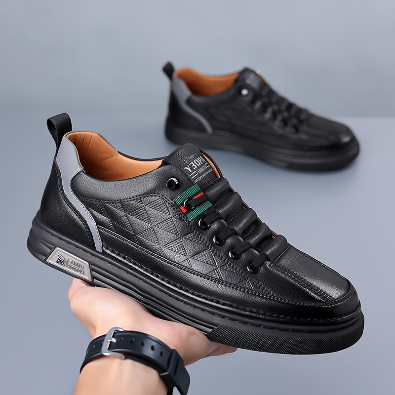 FALUVA Udo Leather Sneakers - Italian Craftsmanship