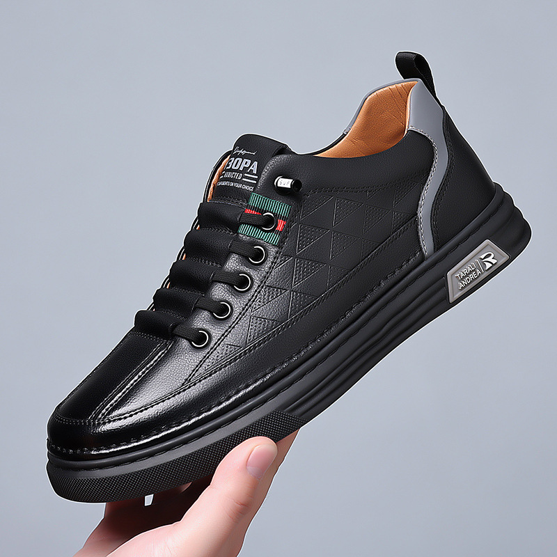 FALUVA Udo Leather Sneakers - Italian Craftsmanship
