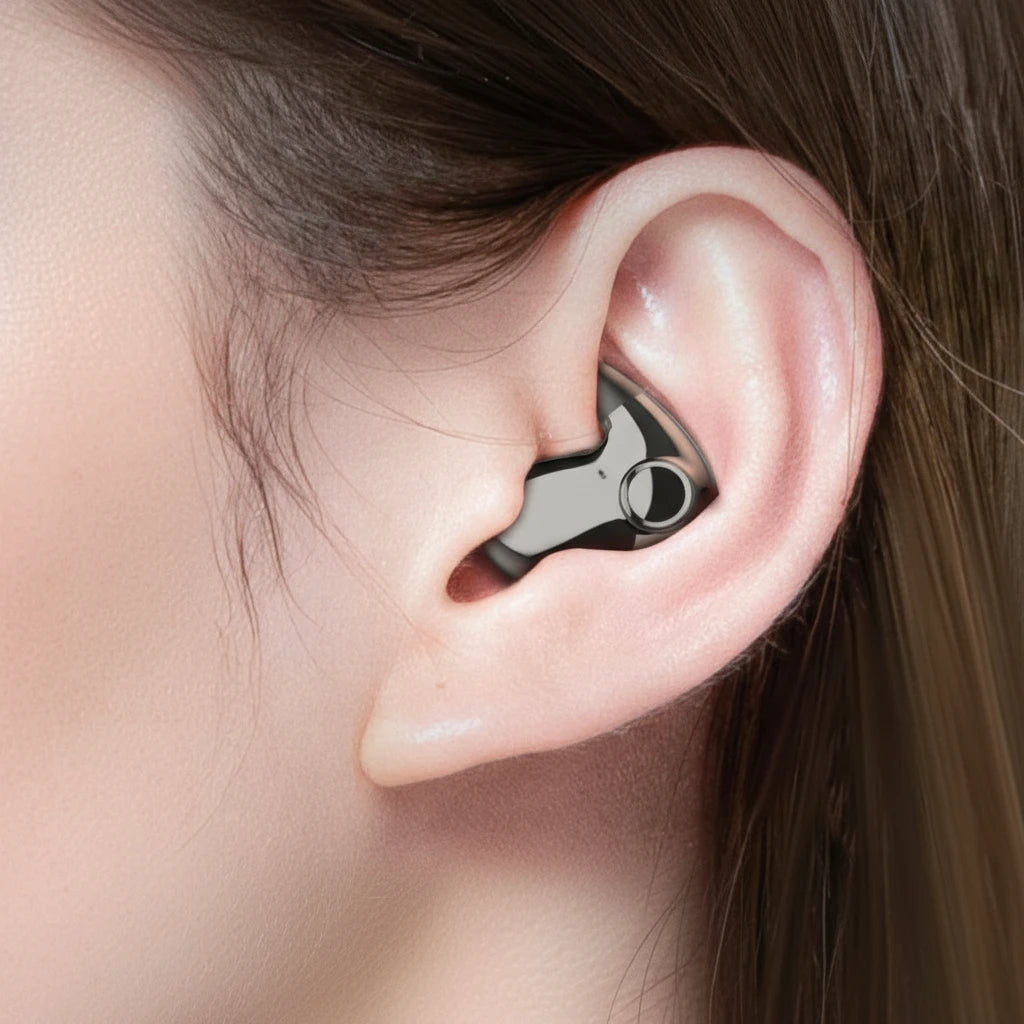 FALUVA Unisex Invisible Compact Wireless Bluetooth Earbuds for Sleep