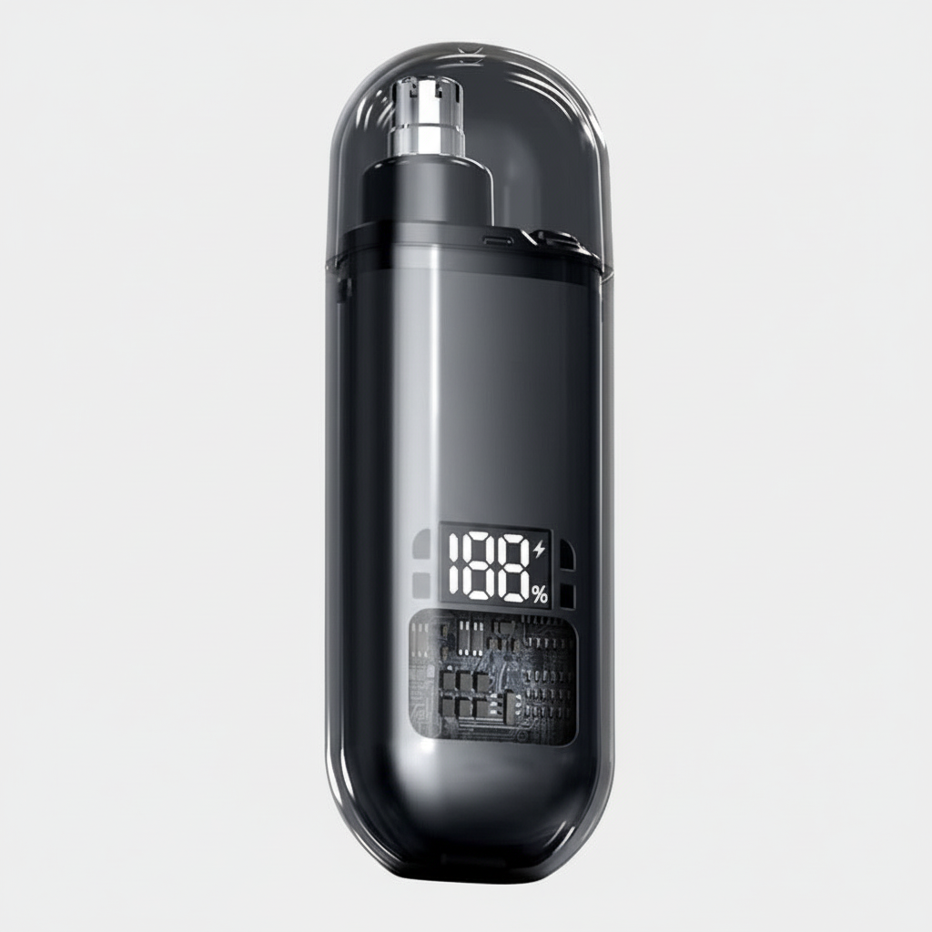 FALUVA Vance USB-C Nose Hair Trimmer Black