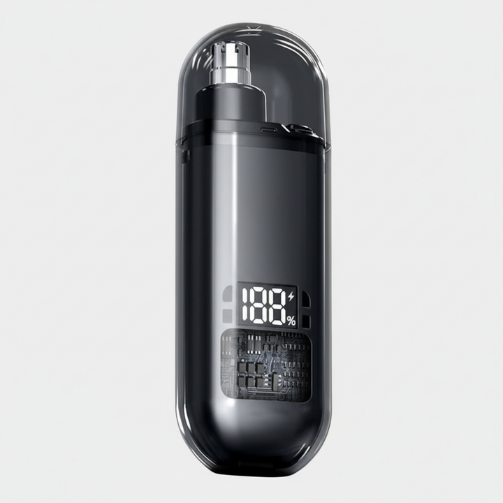 FALUVA Vance USB-C Nose Hair Trimmer Black
