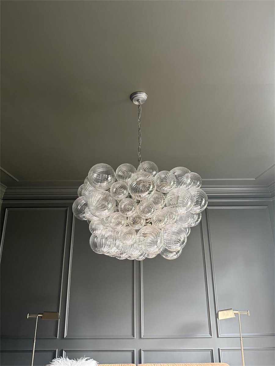 FALUVA Veda Modern Cluster Glass Globe Bubble Chandelier