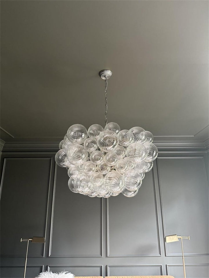 FALUVA Veda Modern Cluster Glass Globe Bubble Chandelier