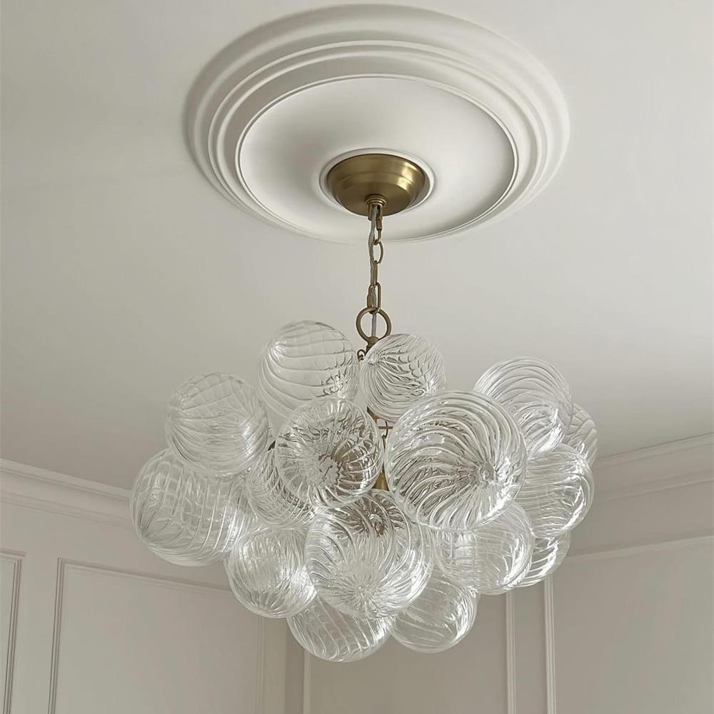FALUVA Veda Modern Cluster Glass Globe Bubble Chandelier