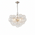 FALUVA Veda Modern Cluster Glass Globe Bubble Chandelier 3-Light