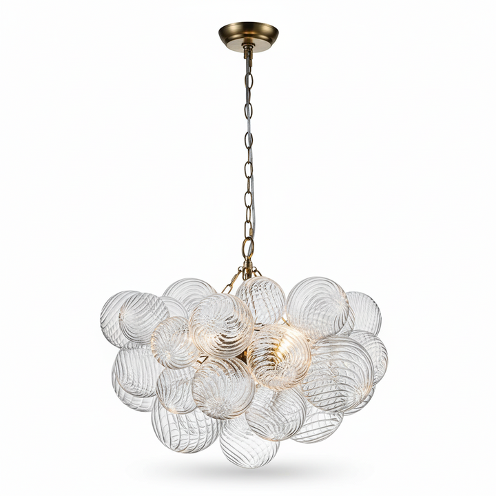 FALUVA Veda Modern Cluster Glass Globe Bubble Chandelier