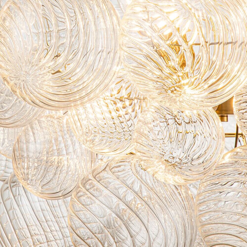 FALUVA Veda Modern Cluster Glass Globe Bubble Chandelier