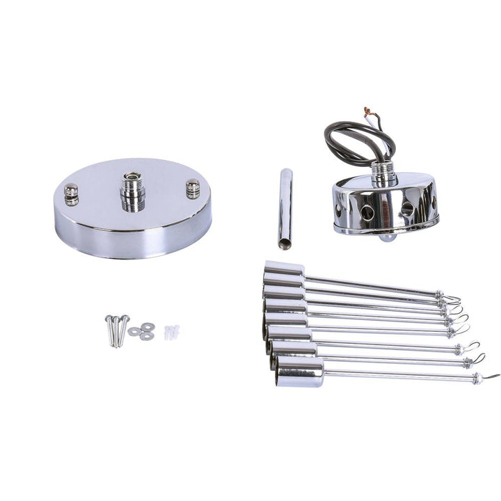 FALUVA Vera 8-Light Sputnik Semi-Flush Ceiling Light