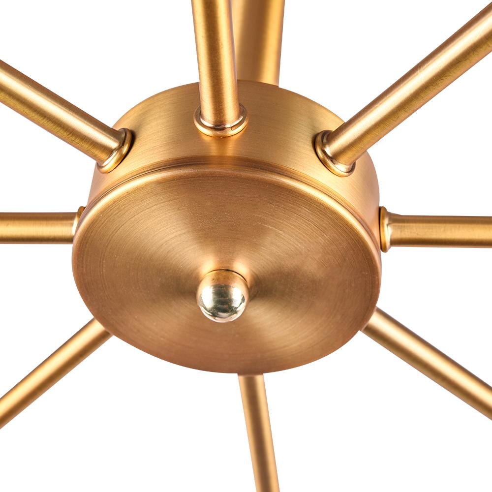 FALUVA Vera 8-Light Sputnik Semi-Flush Ceiling Light
