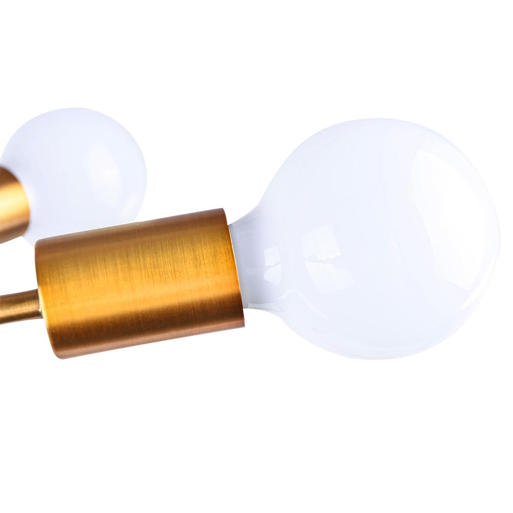 FALUVA Vera 8-Light Sputnik Semi-Flush Ceiling Light