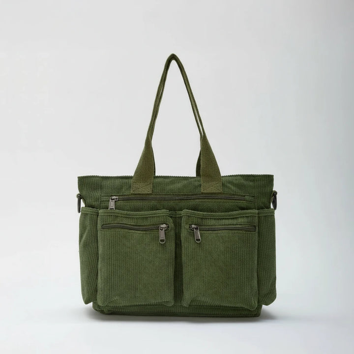 FALUVA Verity Crossbody Bag Olive Green
